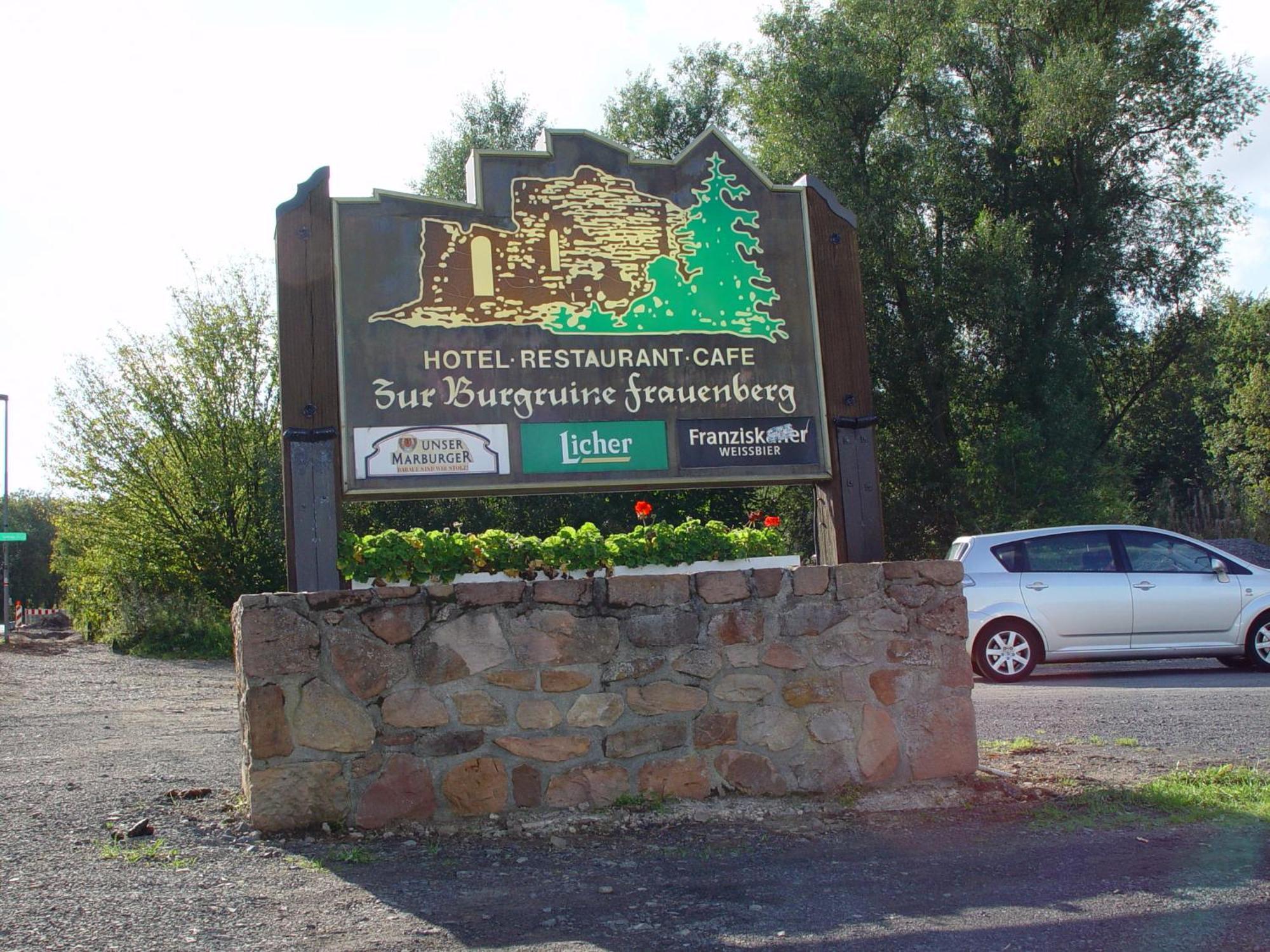 Hotel Zur Burgruine Frauenberg Ebsdorfergrund Zewnętrze zdjęcie